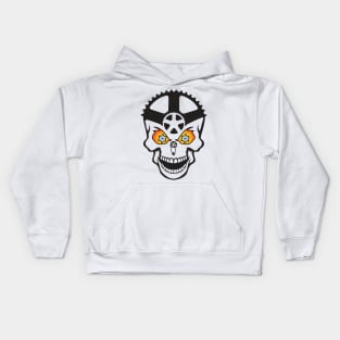 Skull Design for Biker Lovers Kids Hoodie